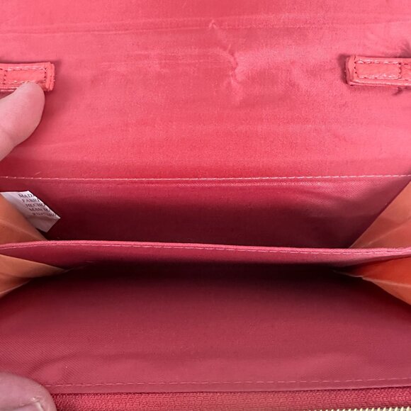 Leather Crossbody Bag With Adjustable Strap & Gold Ring Accents - Picture 9 of 9